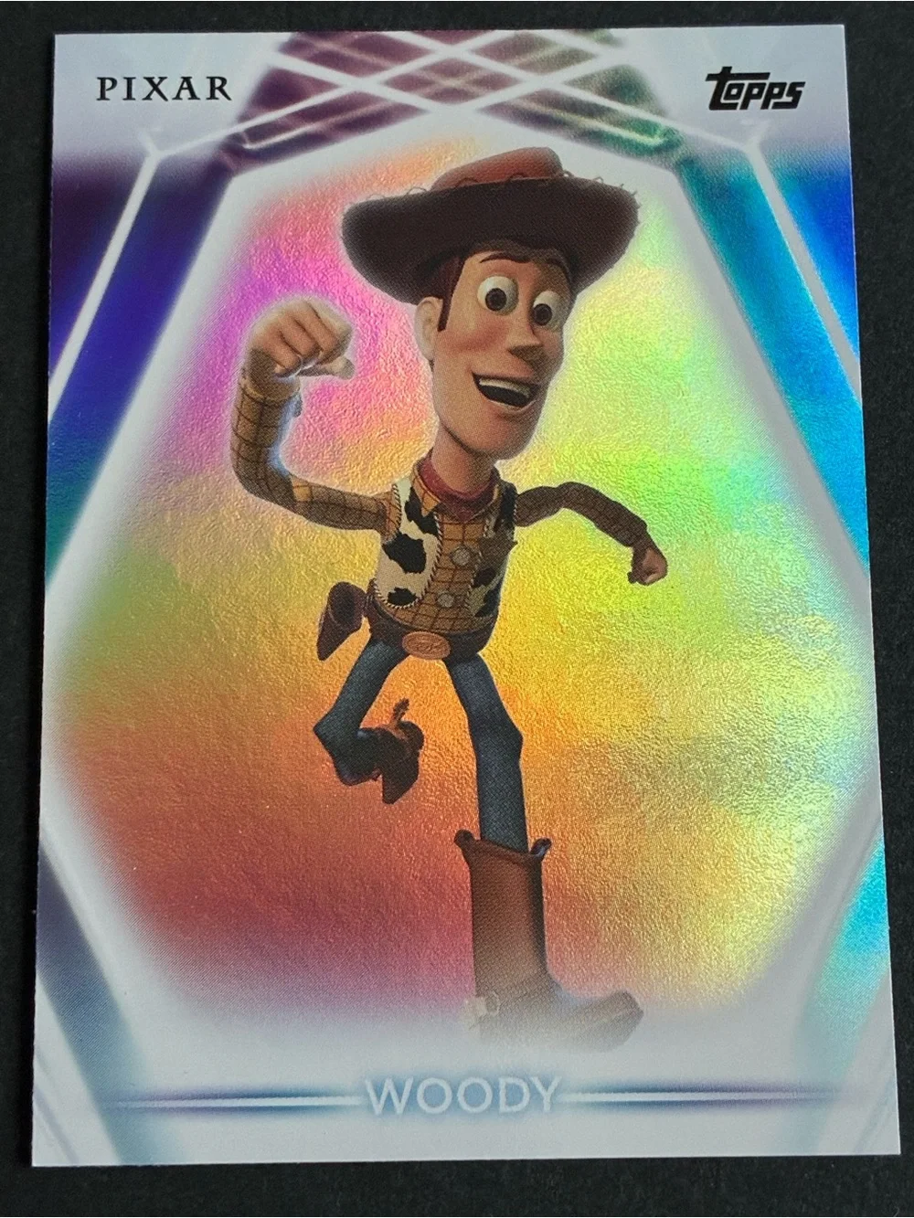 2026 Topps Disney Neon Woody #32 Refractor Toy Story Card